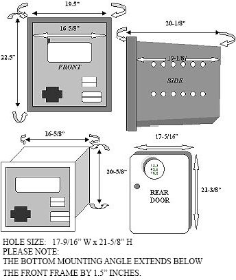 Qualtex outdoor ATM installation diagram
